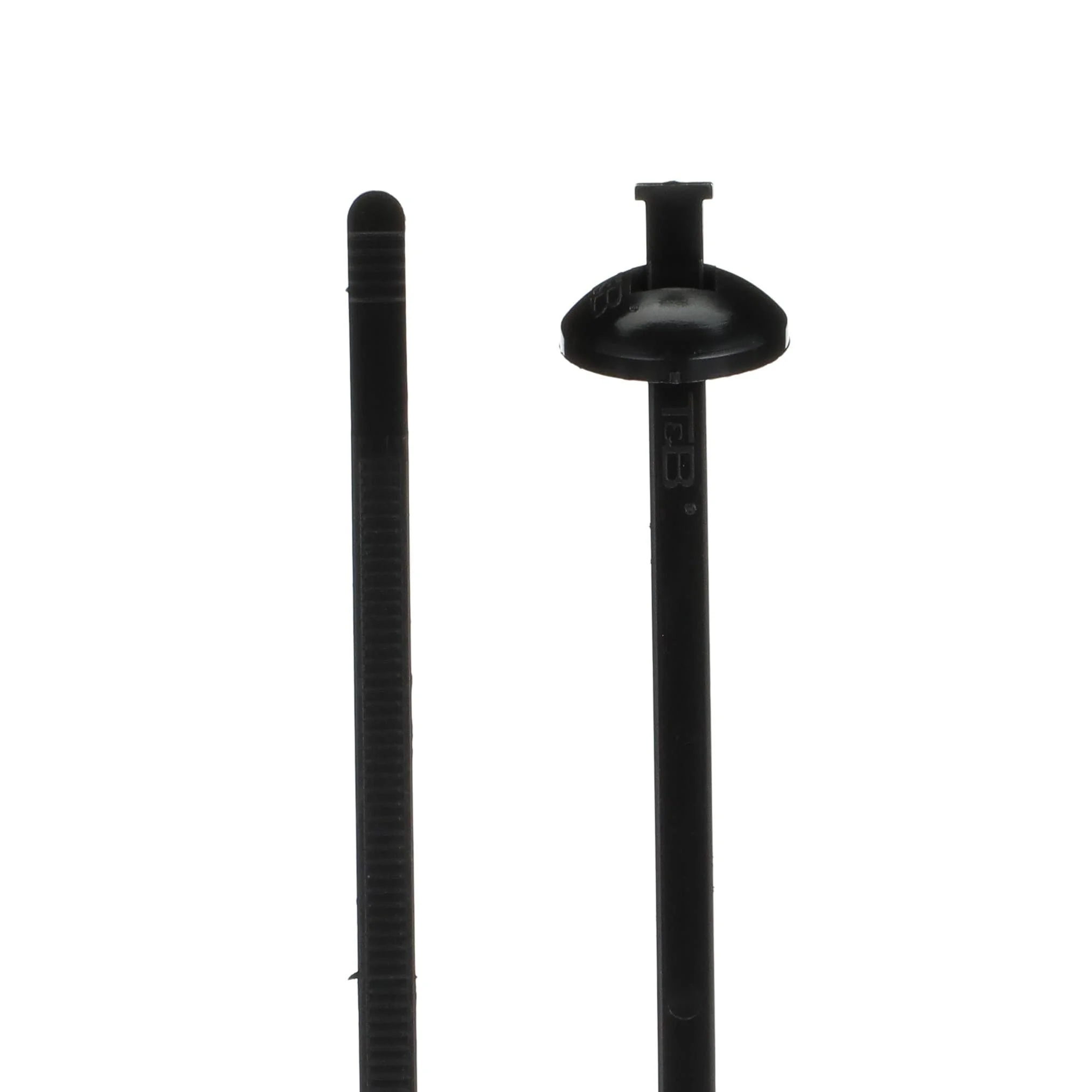 Cable Tie, 185 Deg F Temp Range, Black, Nylon/Polyamide 6.6