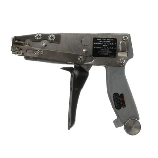 Cable Tie Installation Tool, Pistol Type, Rugged Metal