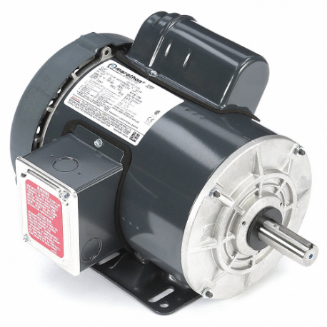 U S MOTORS FD1CM2P14 High Torque Farm Duty Motor, 11725 Nameplate RPM, 115/230 VAC, 143T, Manual, Keyed | CU7NRC 55MM39