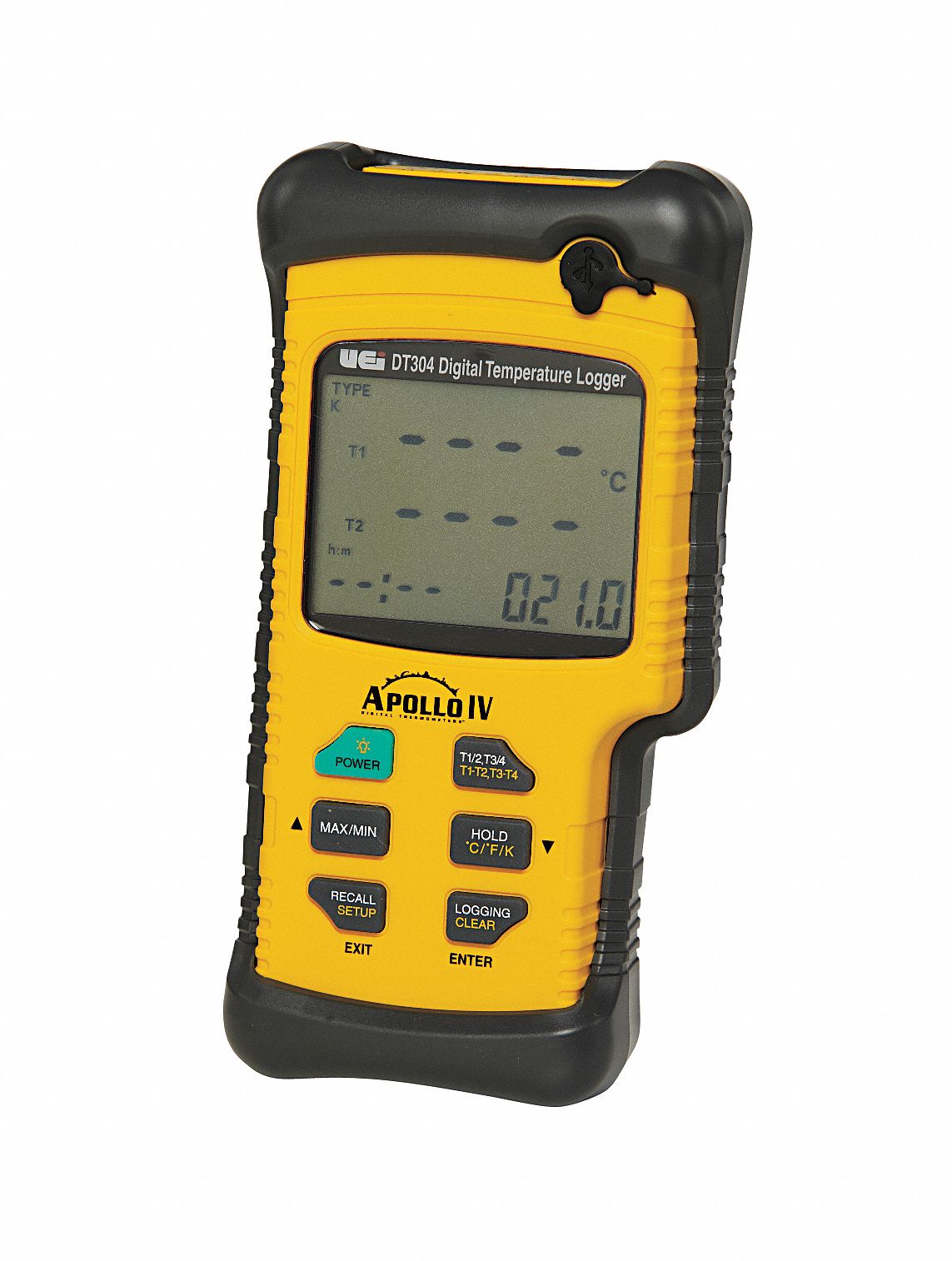 UEI TEST INSTRUMENTS DT304-N Digital Temperature Logger, Thermocouple, 4 Channels | CH6NYQ 49EL78