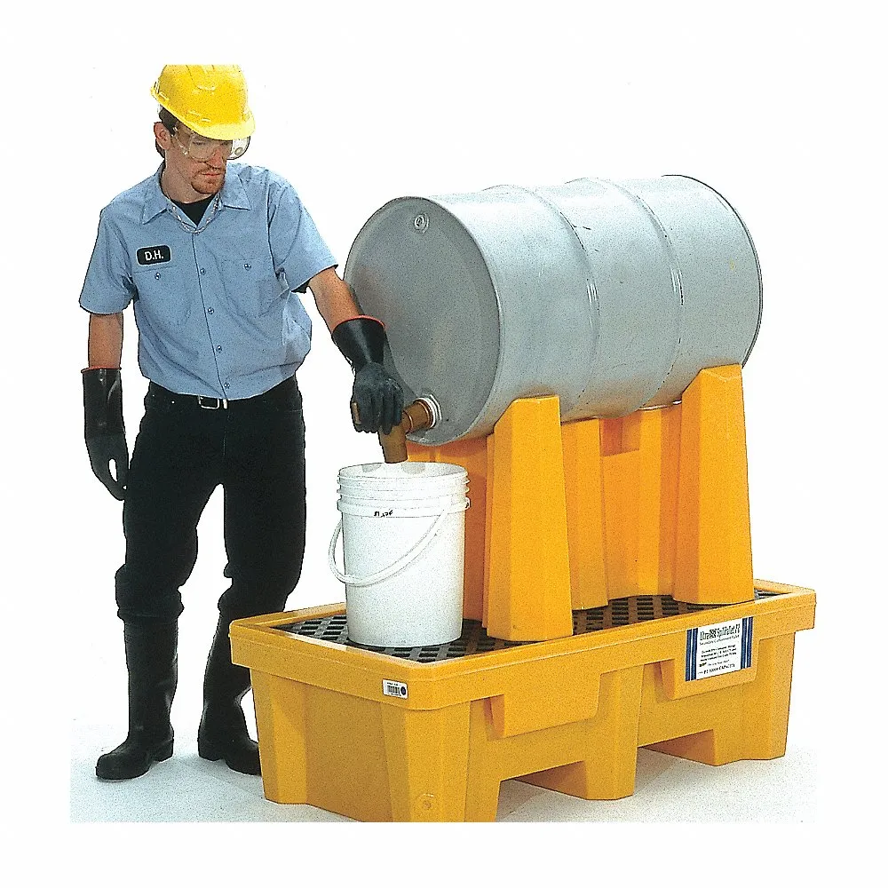 ULTRATECH 2386 Drum Rack Syatem, 1 Drum, Yellow | CM8APE