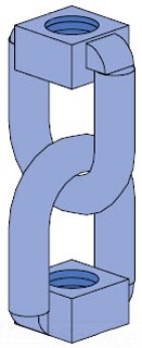 UNISTRUT M2037-EG Swivel Hanger, 3/8-16 Inch Size, Electrogalvanized | CF6HBB