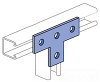 UNISTRUT P1031-GR Channel Flat Plate, T Type, 4 Hole, Perma Green | CF6DLG