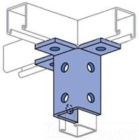 UNISTRUT P2228-GR Channel Wing Fitting, 9 Hole, Perma Green | CF6DXK