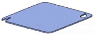 Junction Box Cover, Electrogalvanized