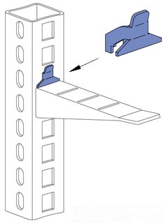 UNISTRUT P2821-EG Cable Accessory, Electrogalvanized | CF6HFP