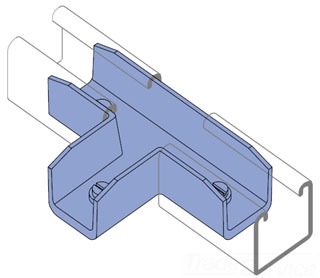 UNISTRUT P2901-AL Channel Joiner Fitting, Aluminium | CF6EZU