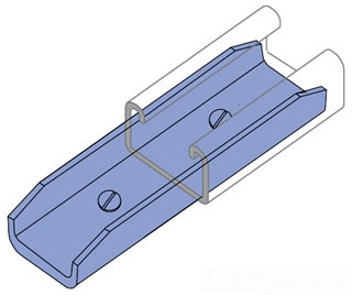 UNISTRUT P2904-AL Channel Joiner Fitting, Aluminium | CF6HFG