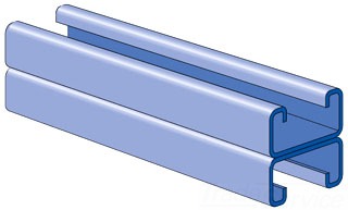 UNISTRUT P4101-10PL Channel, 10 Feet Length | CF6FGD