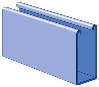 UNISTRUT P5000-10PL Channel, 10 Feet Length | CF6FFY