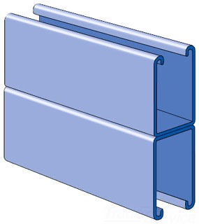 UNISTRUT P5501-10PL Channel, 10 Feet Length | CF6FKJ