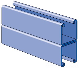 UNISTRUT P6001-16PL Gauge Channel, 19 Gauge, 16 Feet Length | CF6HGW