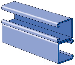 UNISTRUT P6001B-16PL Gauge Channel, 19 Gauge, 16 Feet Length | CF6HGU