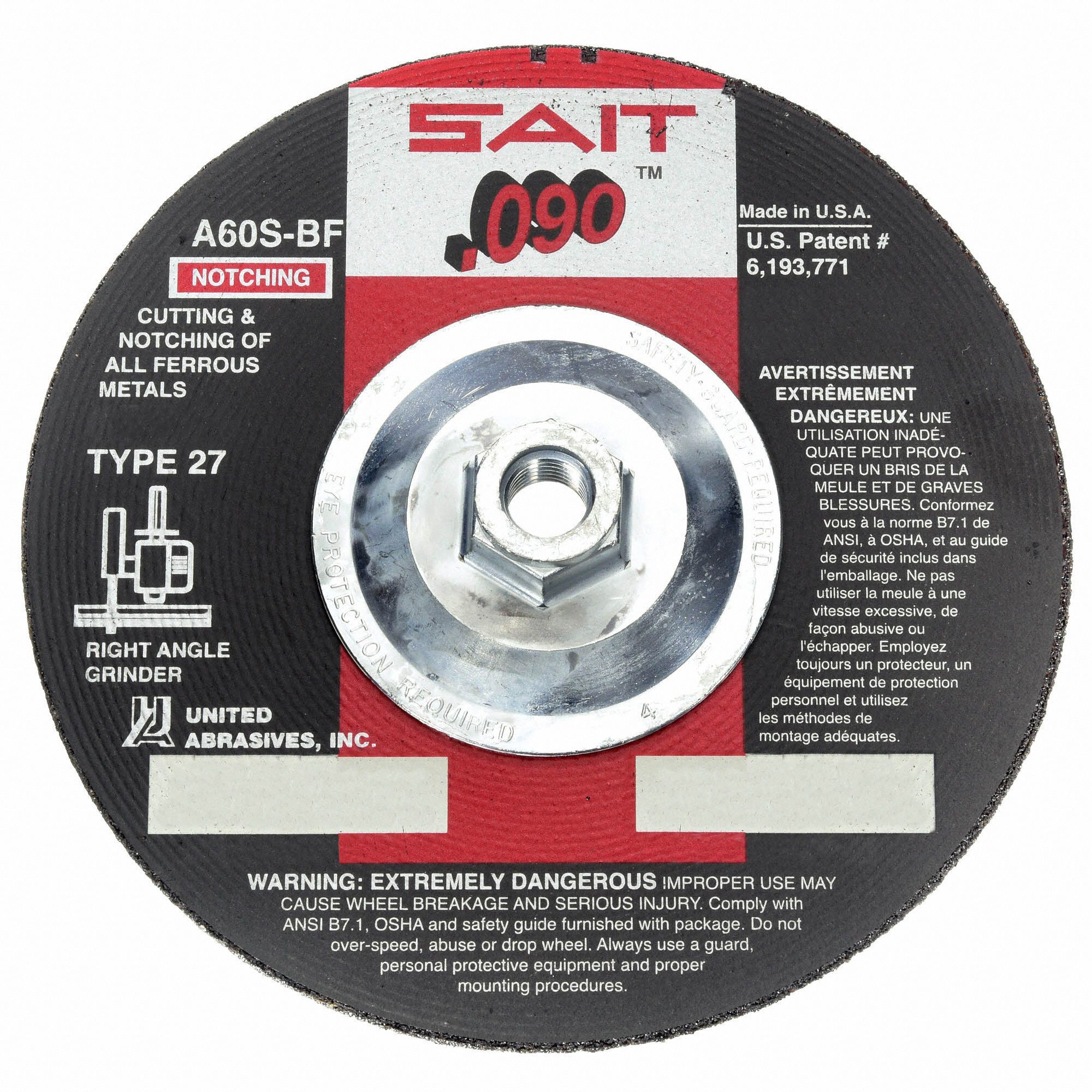 UNITED ABRASIVES-SAIT 20915