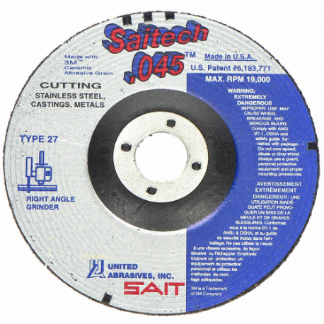 UNITED ABRASIVES-SAIT 22068