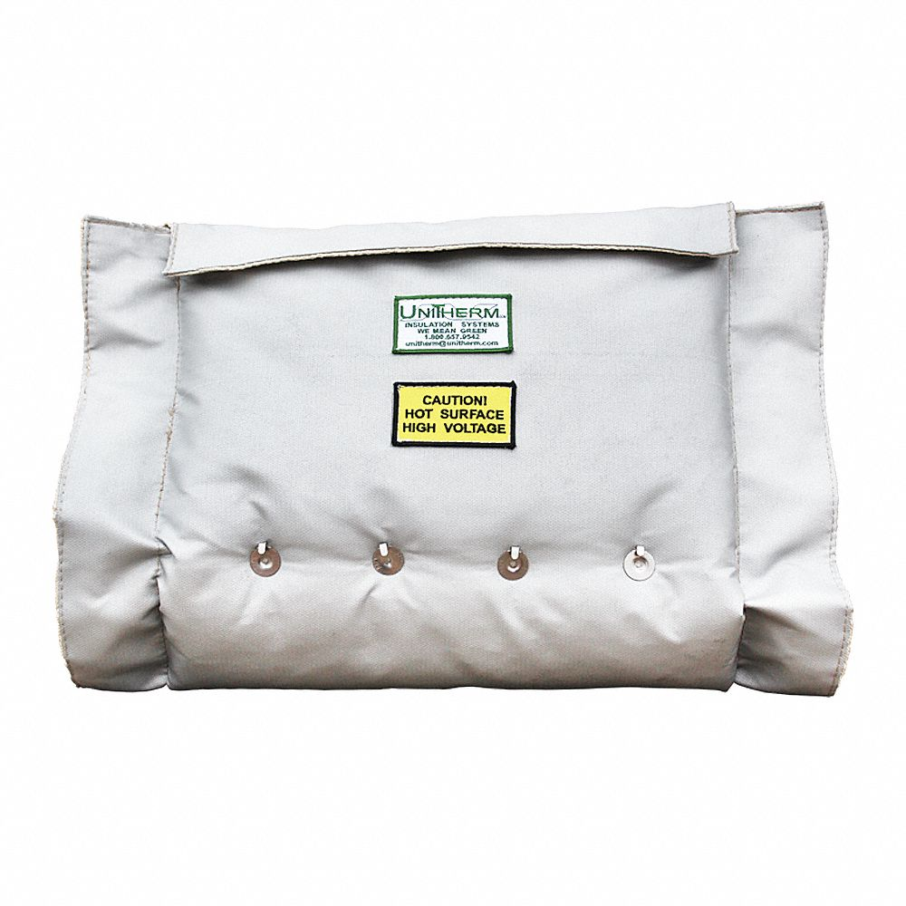 Flange and Valve Insulation, For 12 Inch to 14 Inch Circumference, Fiberglass/Mineral Wool