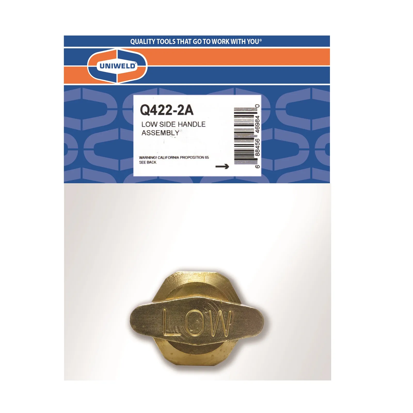 UNIWELD 10005 Adaptor, 1/4 Inch Male X 1/8 Inch Mpt | CD4TWH