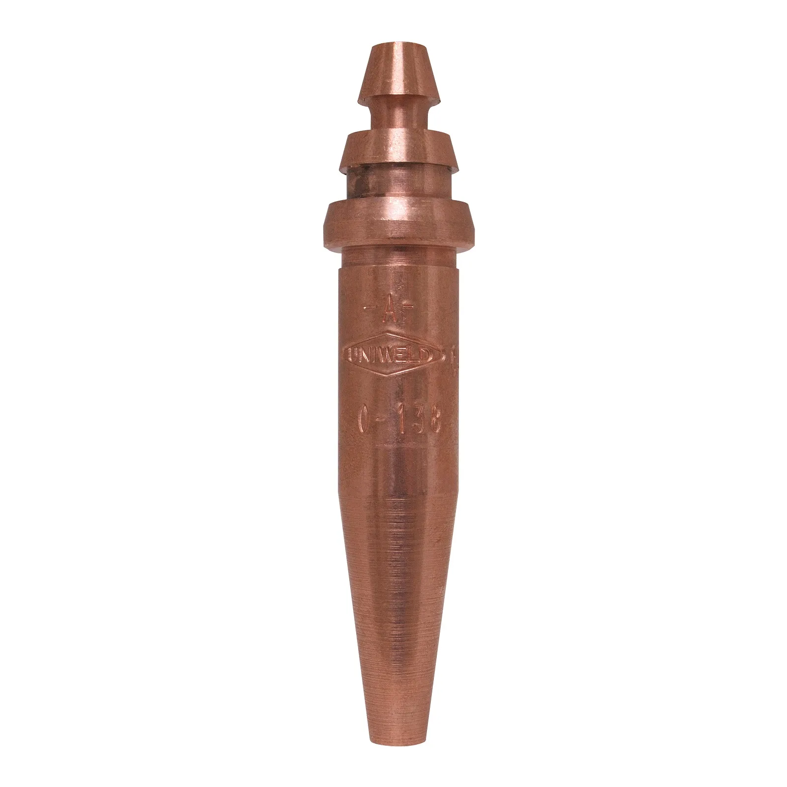 UNIWELD 138-0 Oxyacetylene Cutting Tip, Thickness 1/4 Inch, Drill Size 62 | CD4RJX