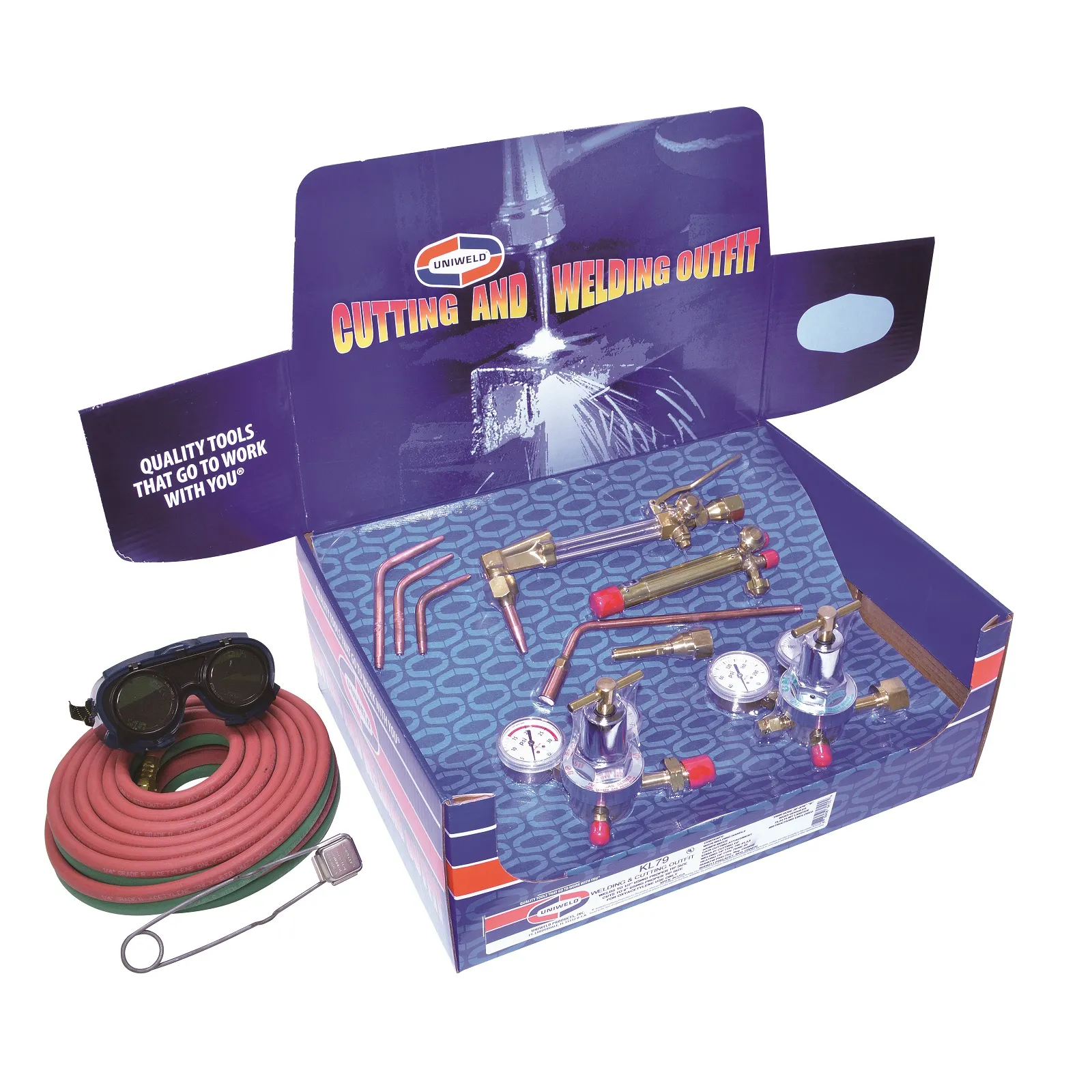 UNIWELD KL79 Oxy-fuel Outfit, Medium Duty | CD4RXZ