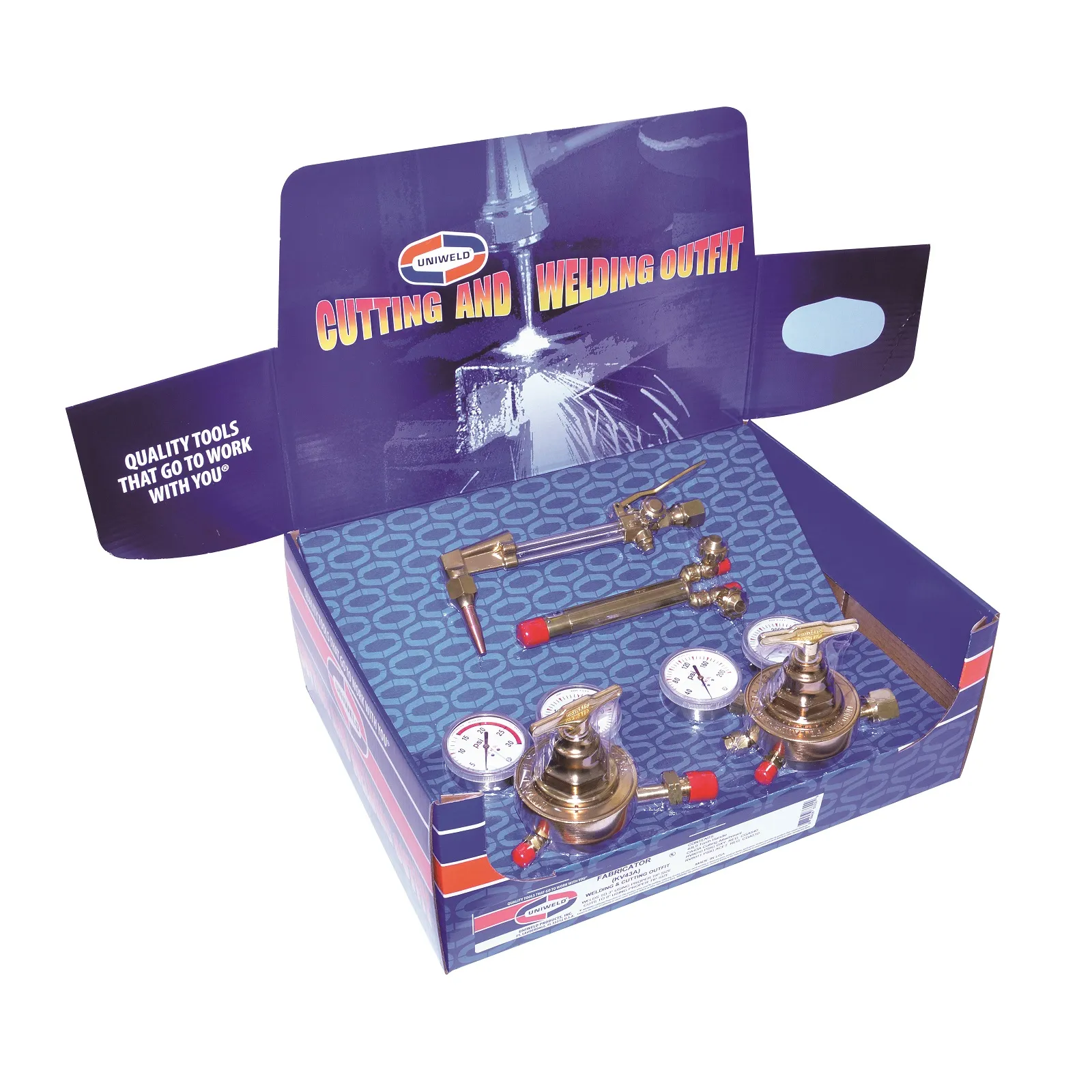 UNIWELD KR43A Fabricator Outfit, Heavy Duty | CD4TNQ