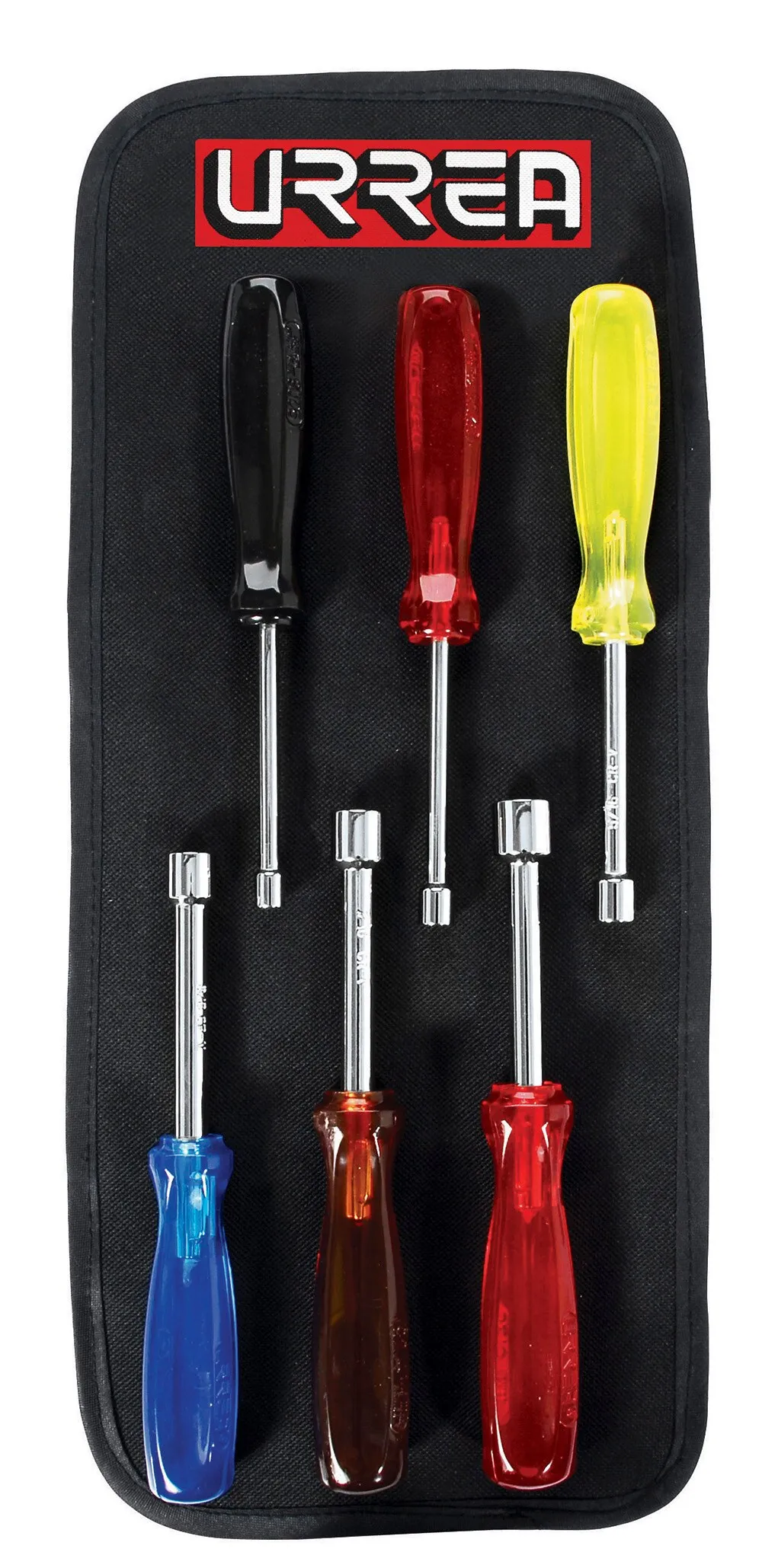 SAE colored nut driver, Set of 6 Pieces