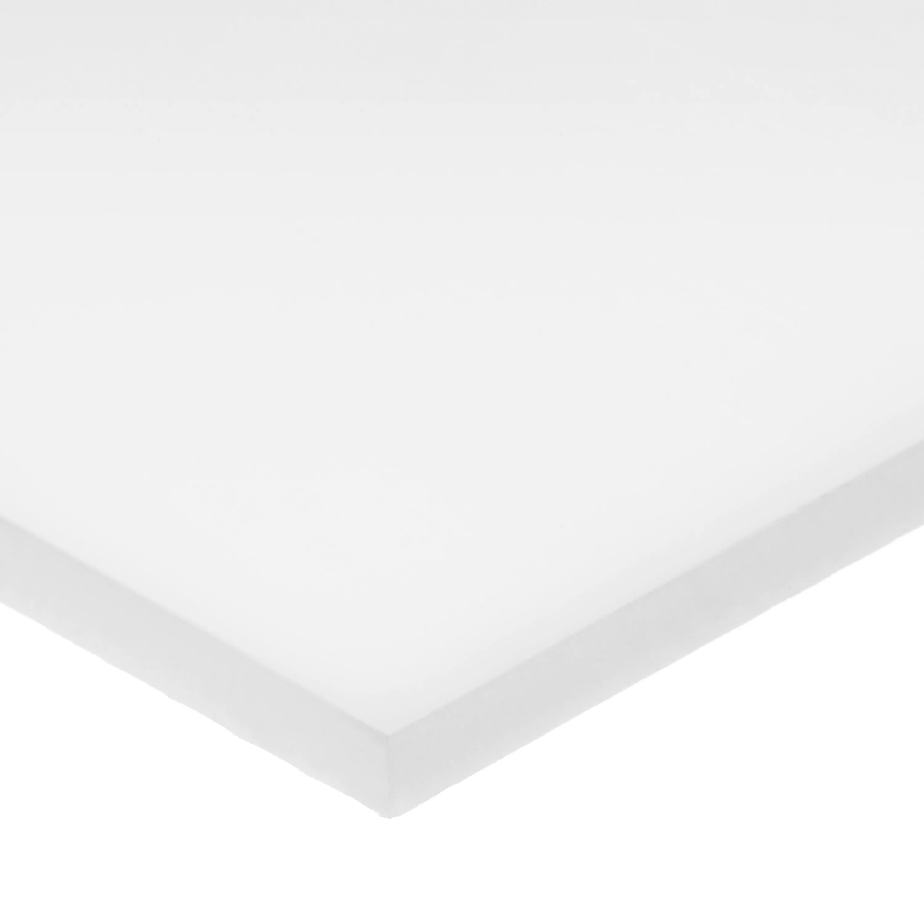 White Acetal Copolymer Plastic Bar 48 Inch L, 3/8 Inch W