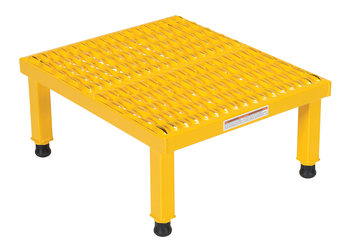 VESTIL AHW-H-1924 Adjustable Steel Stand, 10-1/2 Inch to 16-1/2 Inch Height, 19 Inch Width x 24 Inch Length | AG7LNQ