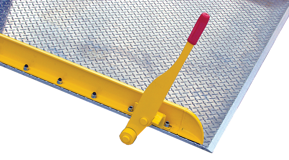 Dockboard Option, Leverift, 24.5 Inch Tall, Aluminium