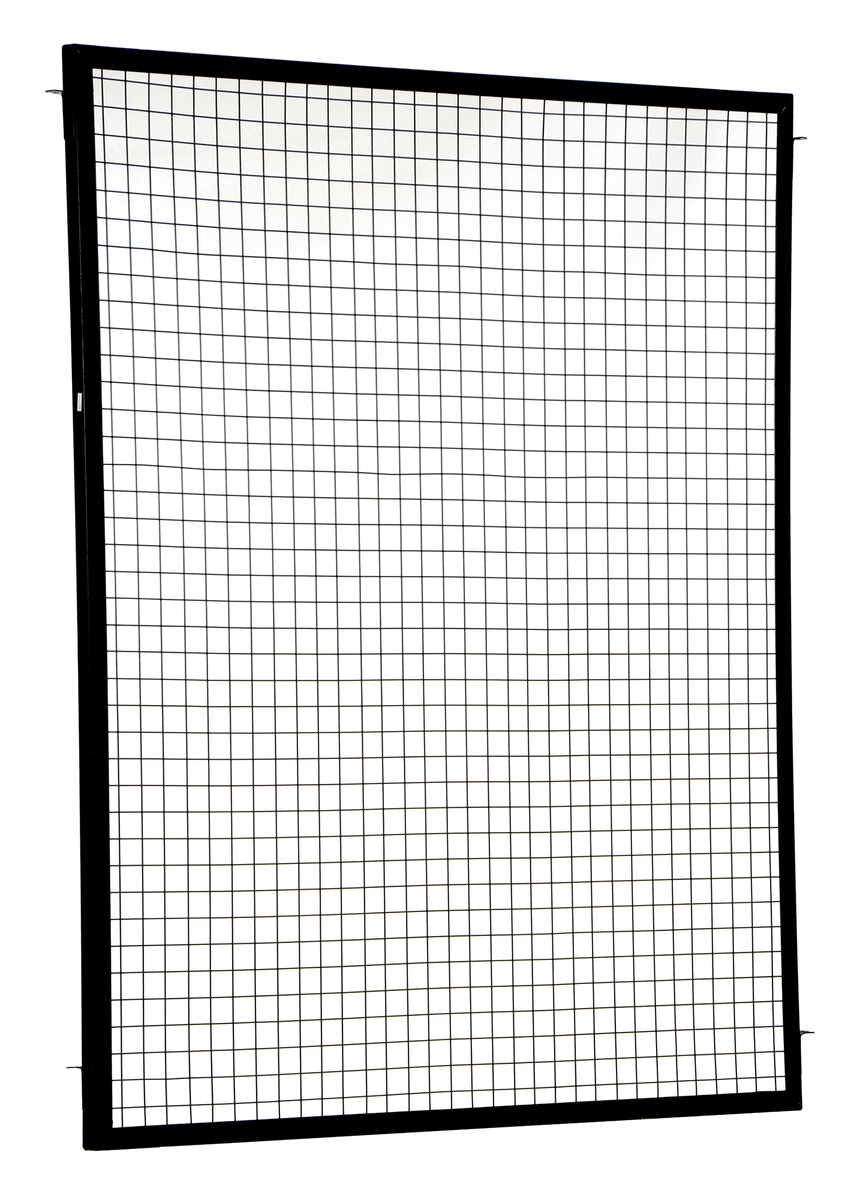VESTIL APG-M-65 Adjustable Perimeter Guard Panel, 6 x 5 Feet, Black | AG7LVR