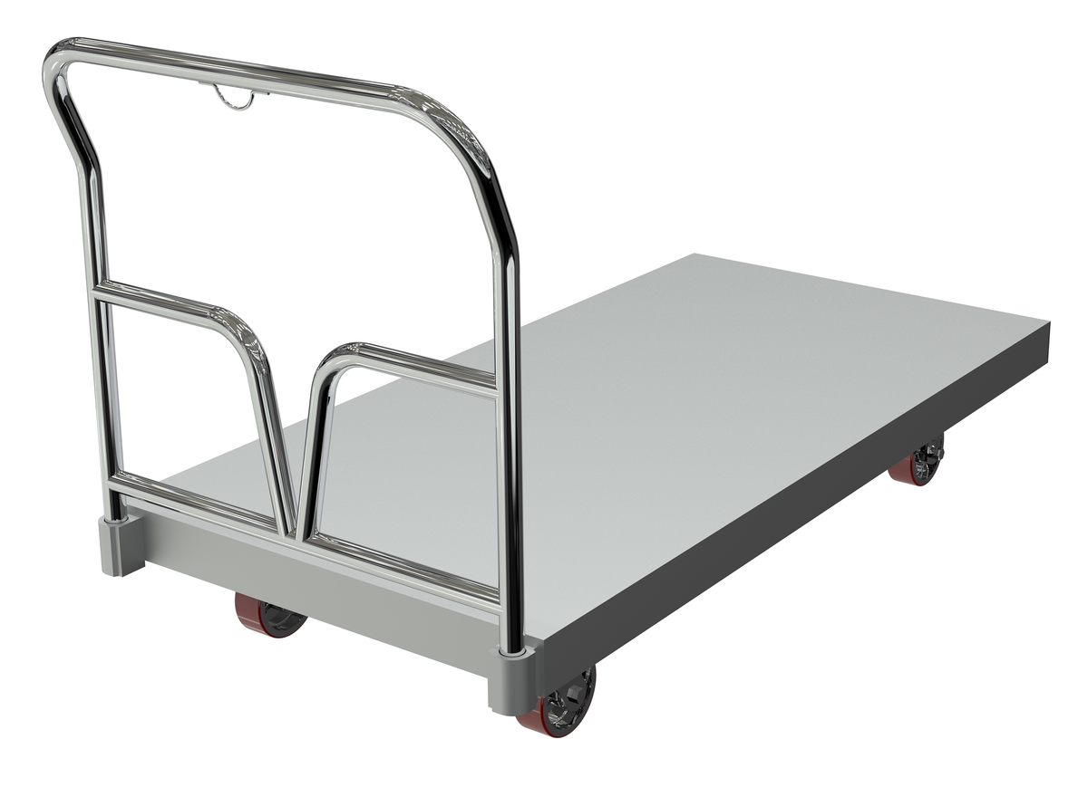 VESTIL ASD-3060 Sheet Deck Platform Truck, 30 Inch Width x 60 Inch Length | AG7LYY