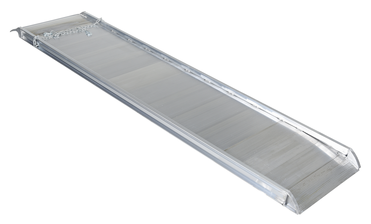 VESTIL AWR-28-10A Aluminium Walk Ramp, Overlapping Style, 120 Inch x 28 Inch Size | AG7MCV