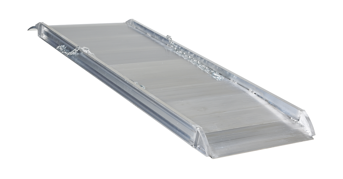 VESTIL AWR-28-6A Aluminium Walk Ramp, Overlapping Style, 72 Inch x 28 Inch Size | AG7MDD