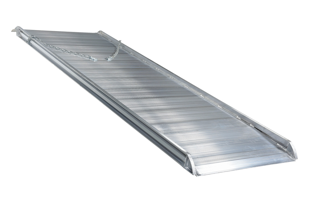 VESTIL AWR-38-10A Aluminium Walk Ramp, Overlapping Style, 120 Inch x 38 Inch Size | AG7MDM