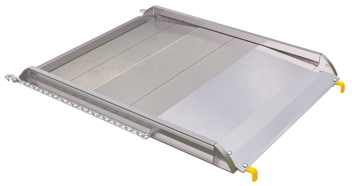 VESTIL AWR-38-4B Wheel Walk Ramp, Aluminium, 52 Inch x 38 Inch Size | CE3AHG
