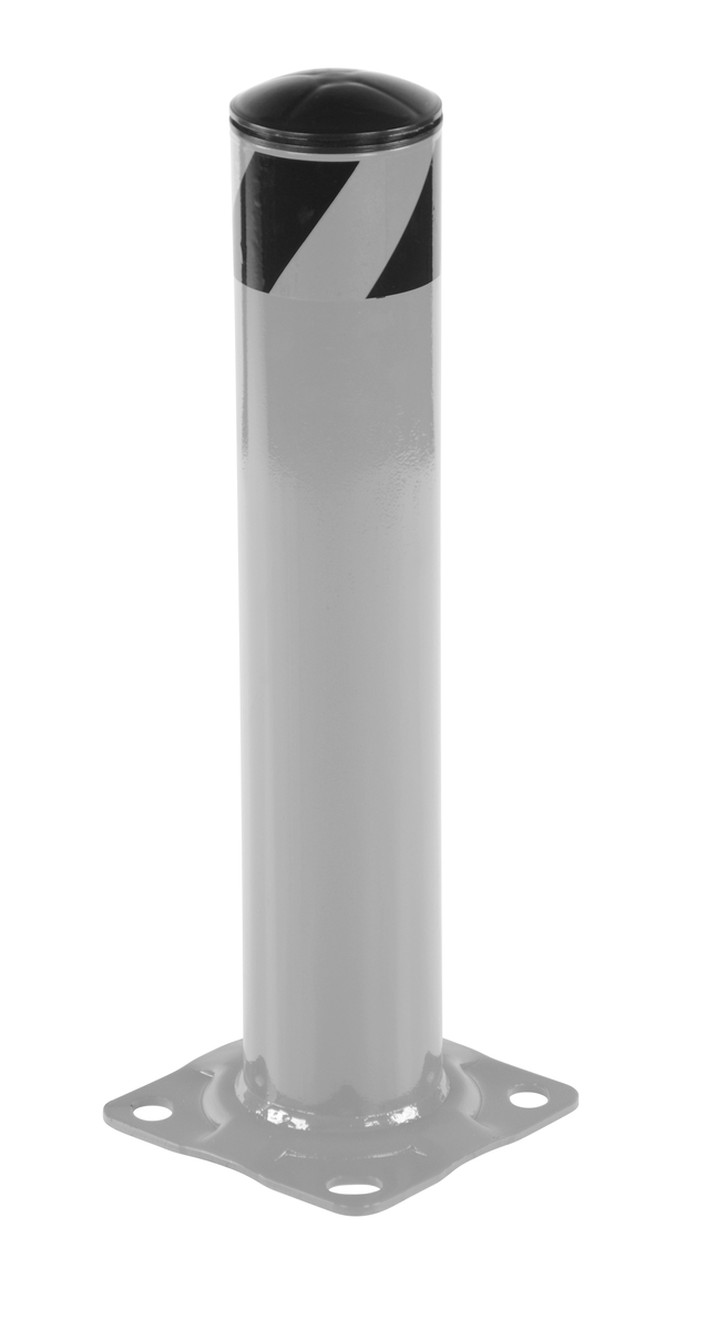 VESTIL BOL-24-4.5-SL STEEL PIPE SAFETY BOLLARD 24 Inch x 4.5 Inch SILVR | CY7LKJ