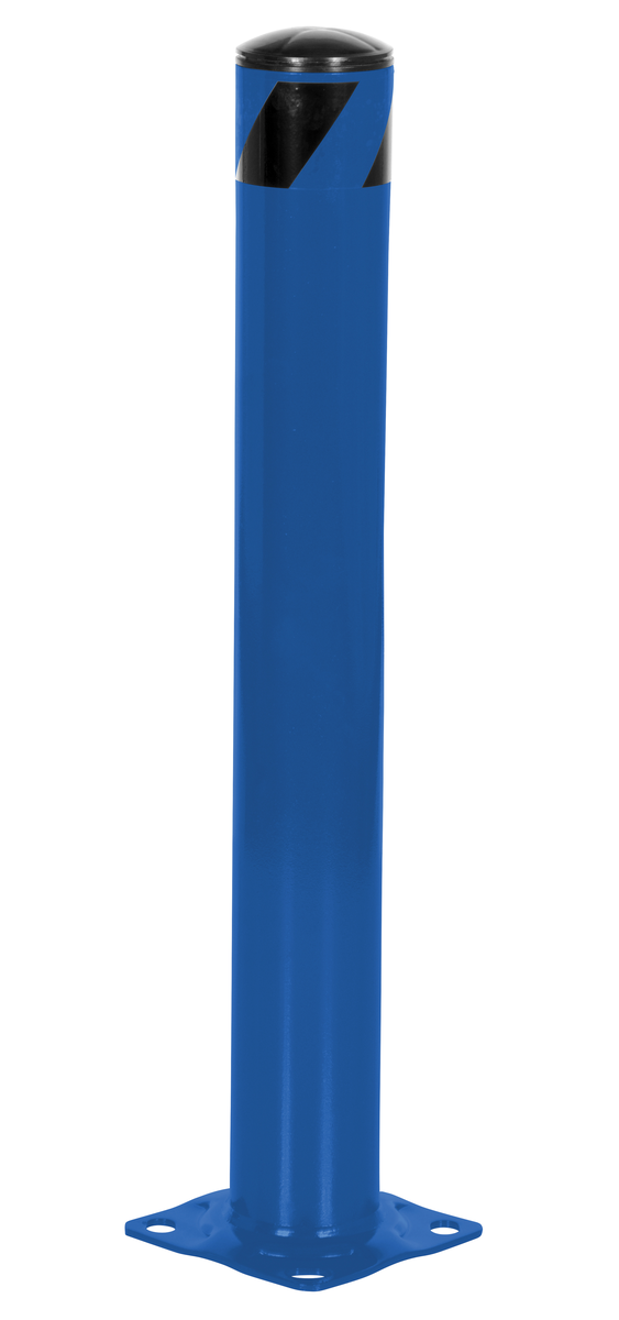 VESTIL BOL-36-4.5-BU STEEL PIPE SAFETY BOLLARD 36 Inch x 4.5 Inch BLUE | CY7LUU
