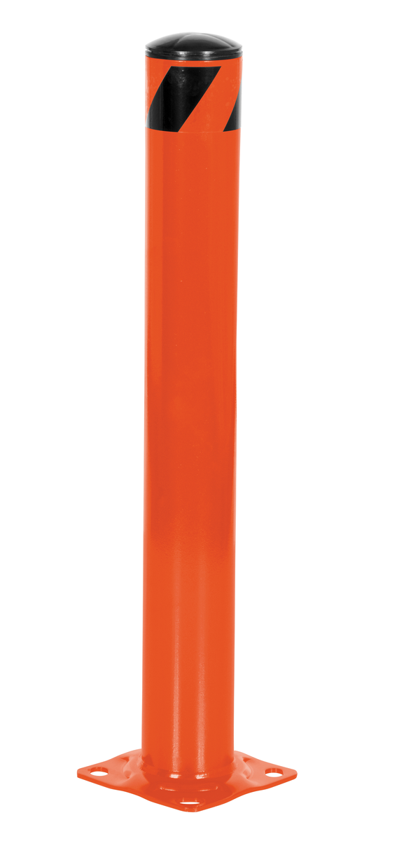 VESTIL BOL-36-4.5-OR STEEL PIPE SAFETY BOLLARD 36 Inch x 4.5 Inch ORNGE | CY7KWV