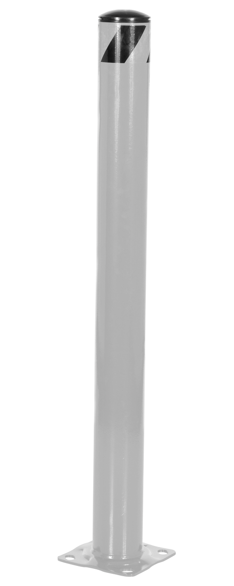 VESTIL BOL-42-5.5-SL STEEL PIPE SAFETY BOLLARD 42 Inch x 5.5 Inch SILVR | CY7LEL