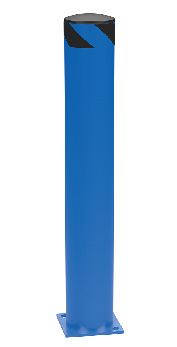 VESTIL BOL-42-6.5-BU STEEL PIPE SAFETY BOLLARD 42 Inch x 6.5 Inch BLUE | CY7KZR