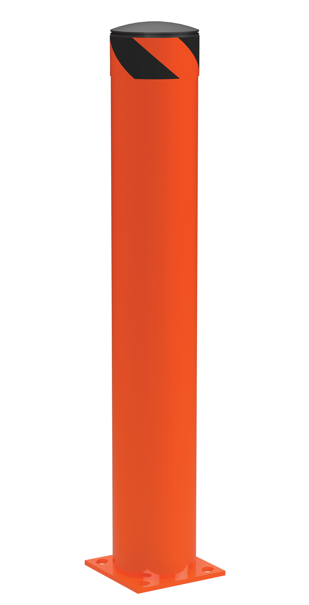 VESTIL BOL-42-6.5-OR STEEL PIPE SAFETY BOLLARD 42 Inch x 6.5 Inch ORNGE | CY7LFD