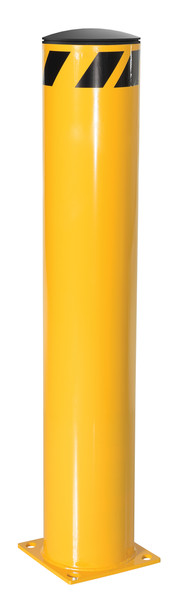 VESTIL BOL-48-8.5 Steel Pipe Safety Bollard, 48 x 8-1/2 Inch Size | AG7MMH