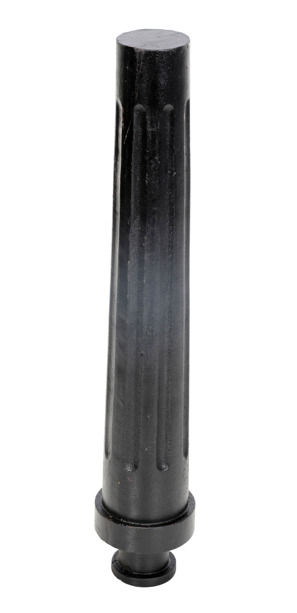 VESTIL BOL-CI-28-3 Ductile Iron Decorative Bollard, 28 x 3 Inch Base | AG7MMP