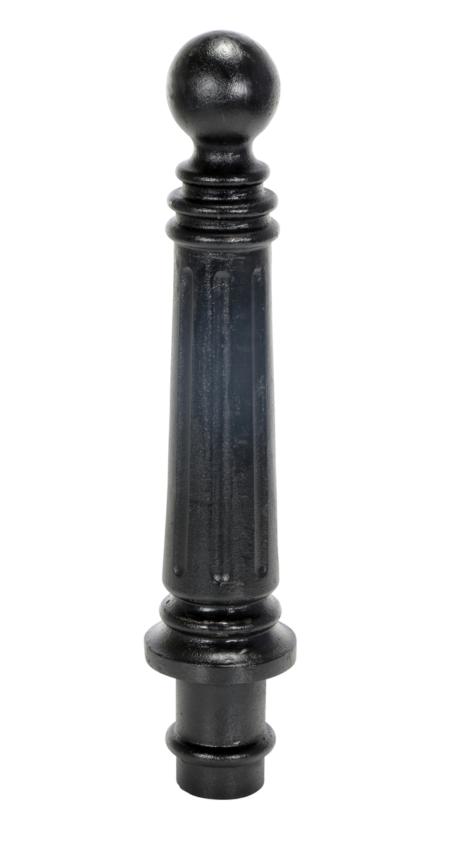 VESTIL BOL-CI-28-5 Ductile Iron Decorative Bollard, 28 x 5 Inch Base | AG7MMQ
