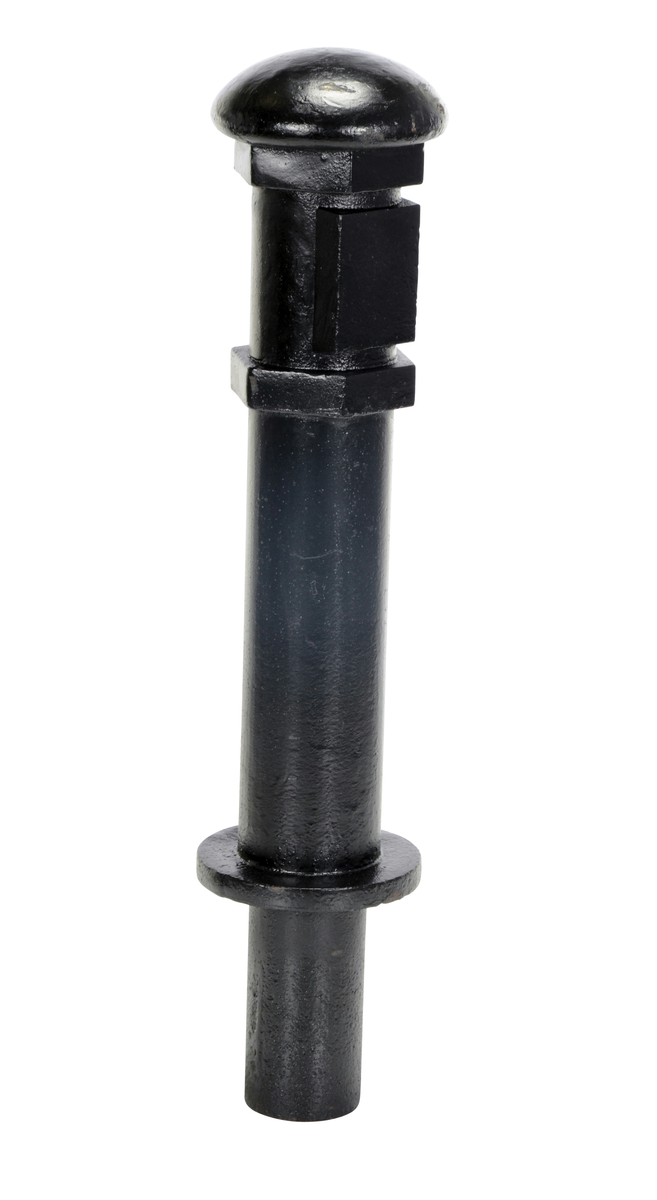 VESTIL BOL-CI-28-7 Ductile Iron Decorative Bollard, 28 x 7 Inch Base | AG7MMR