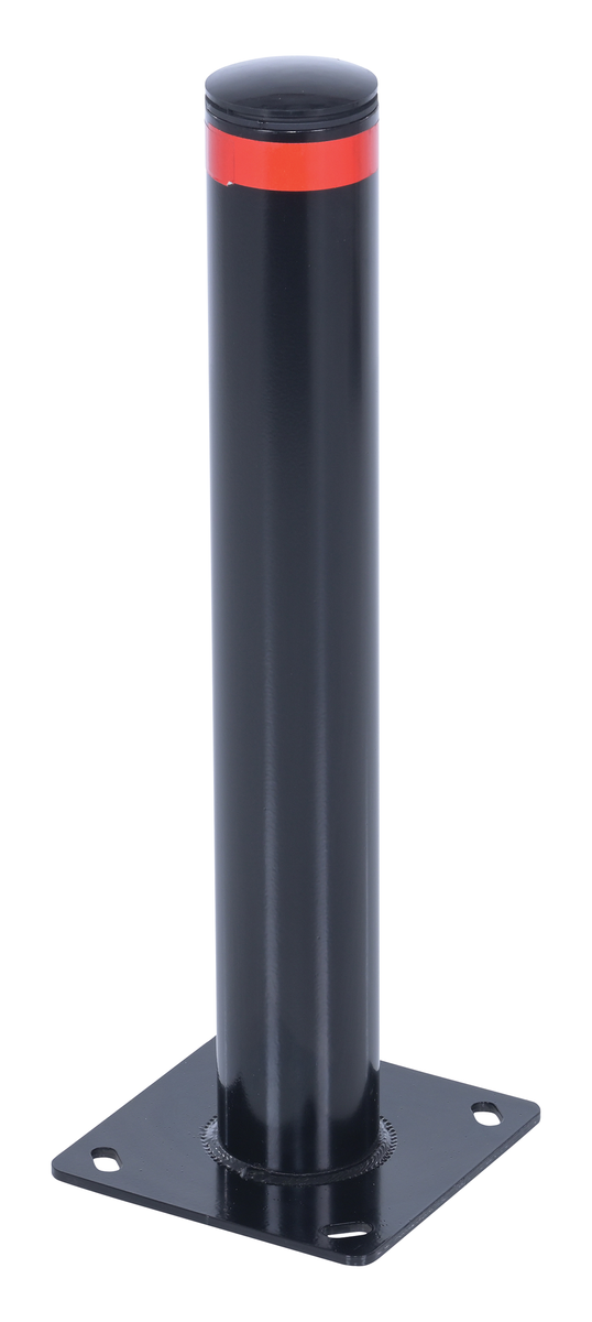VESTIL BOL-G-24-3.5 STEEL PIPE SAFETY BOLLARD GARAGE 24 X 3-1/2 Inch BLACK | CY7MGN