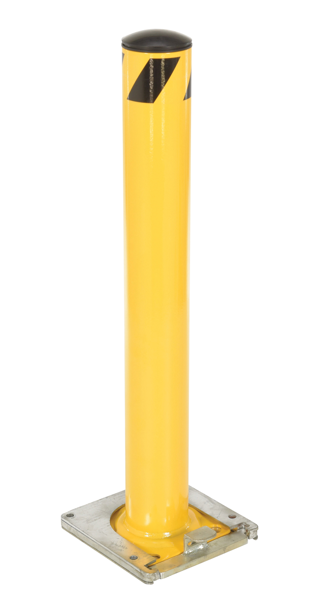 VESTIL BOL-RF-36-5.5 Steel Pipe Bollard, Surface Mounted, 36 x 5.5 Inch Size | AG7MPF