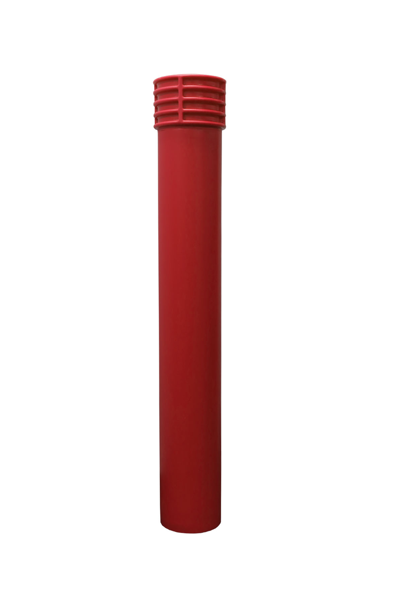 VESTIL BPC-DC-R Bollard Cover, 52 Inch Size, Red | AG7MQR