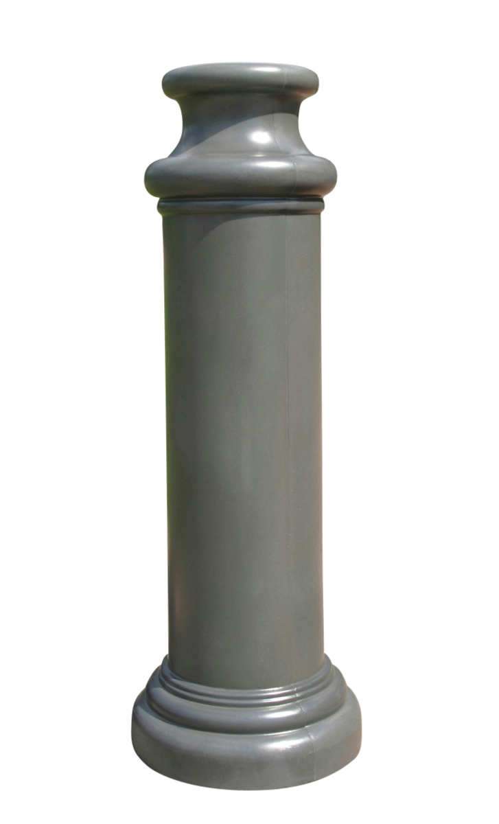 VESTIL BPC-DP-GY Bollard Cover, 49 Inch Size, Gray | AG7MRH