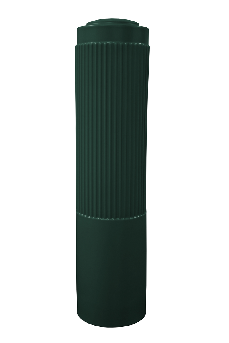 VESTIL BPC-DR-FG Bollard Cover, 52 Inch Size, Green | AG7MRL