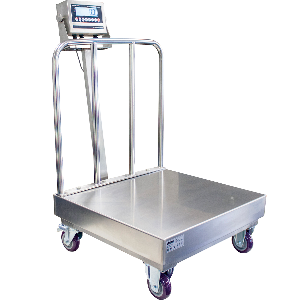 VESTIL BS-915SSBW-2424-500 Bench Scale, Portable, 500 Lb. Capacity, 24 x 24 Inch Size | CE3ANV